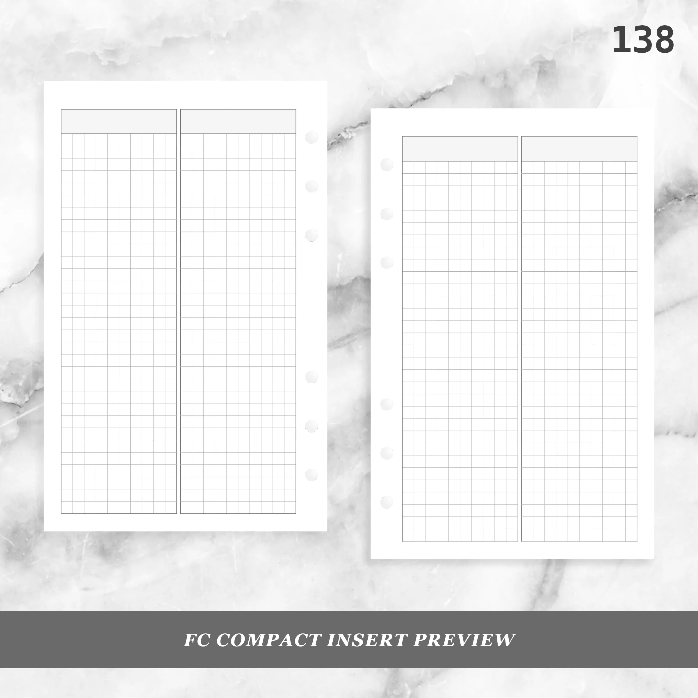 138: Two Vertical Grid Columns