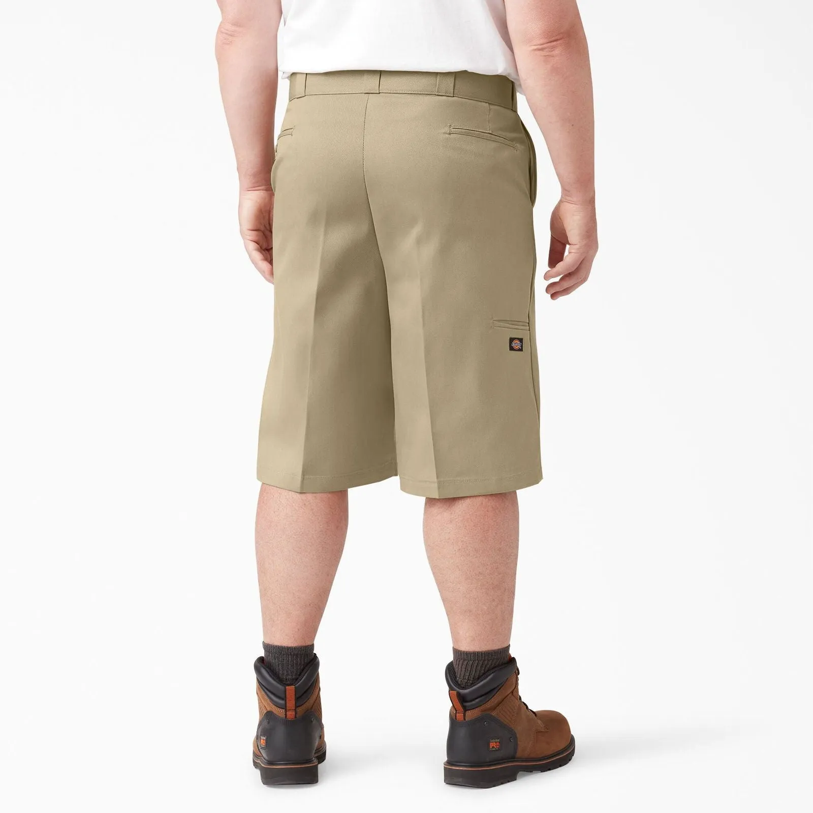 13" Loose Fit Multi-Use Pocket Work Shorts - Khaki