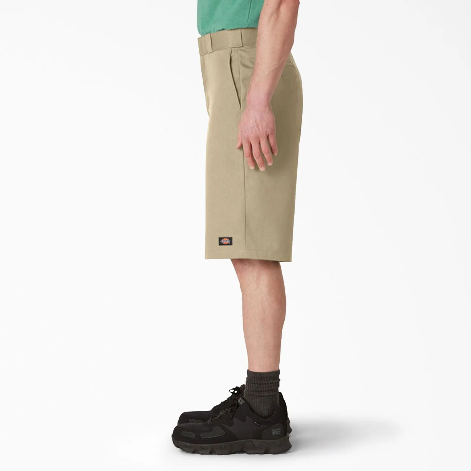 13" Loose Fit Multi-Use Pocket Work Shorts - Khaki