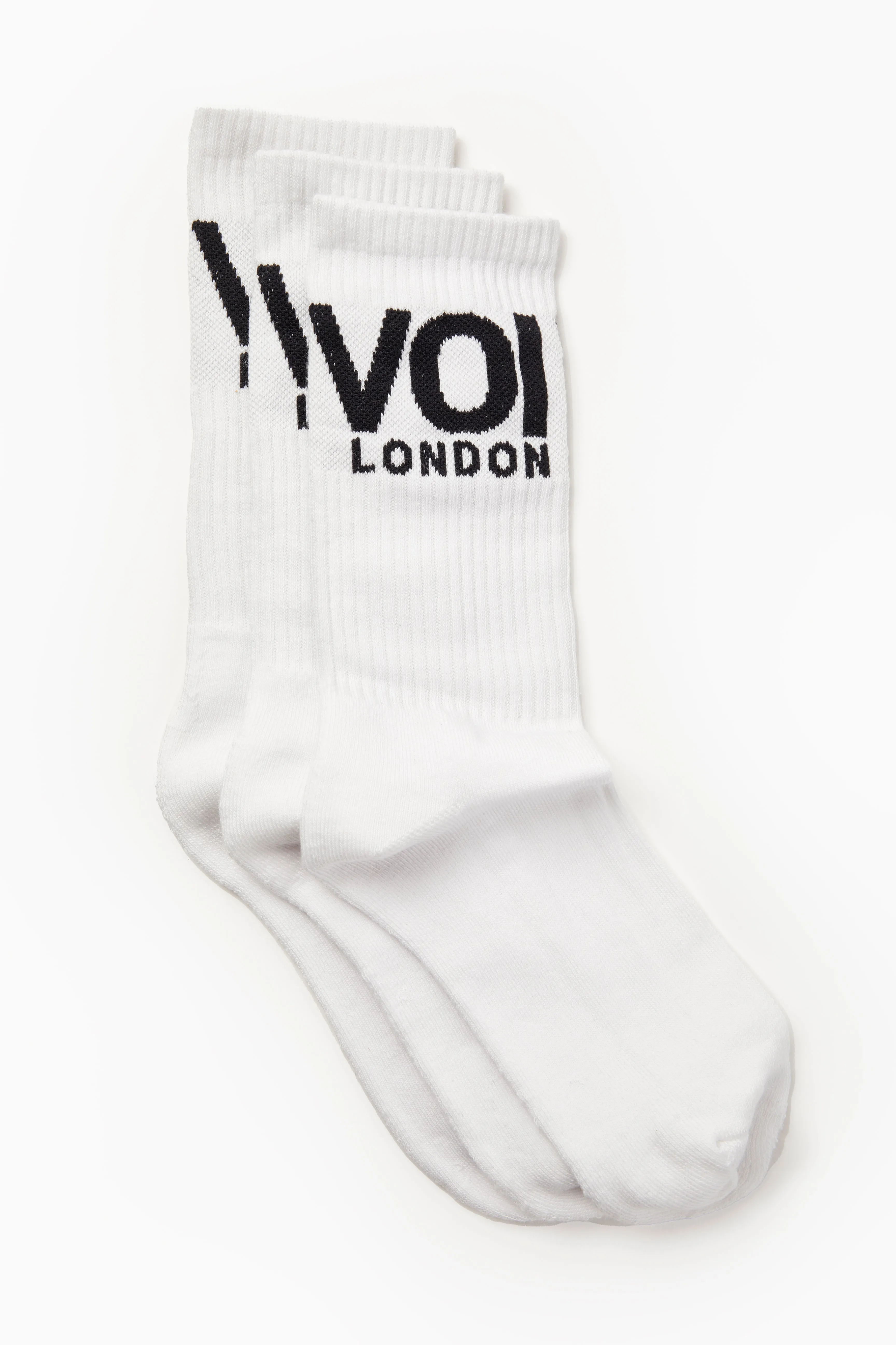 2 x Richborne 3 Pack Socks- White & Black