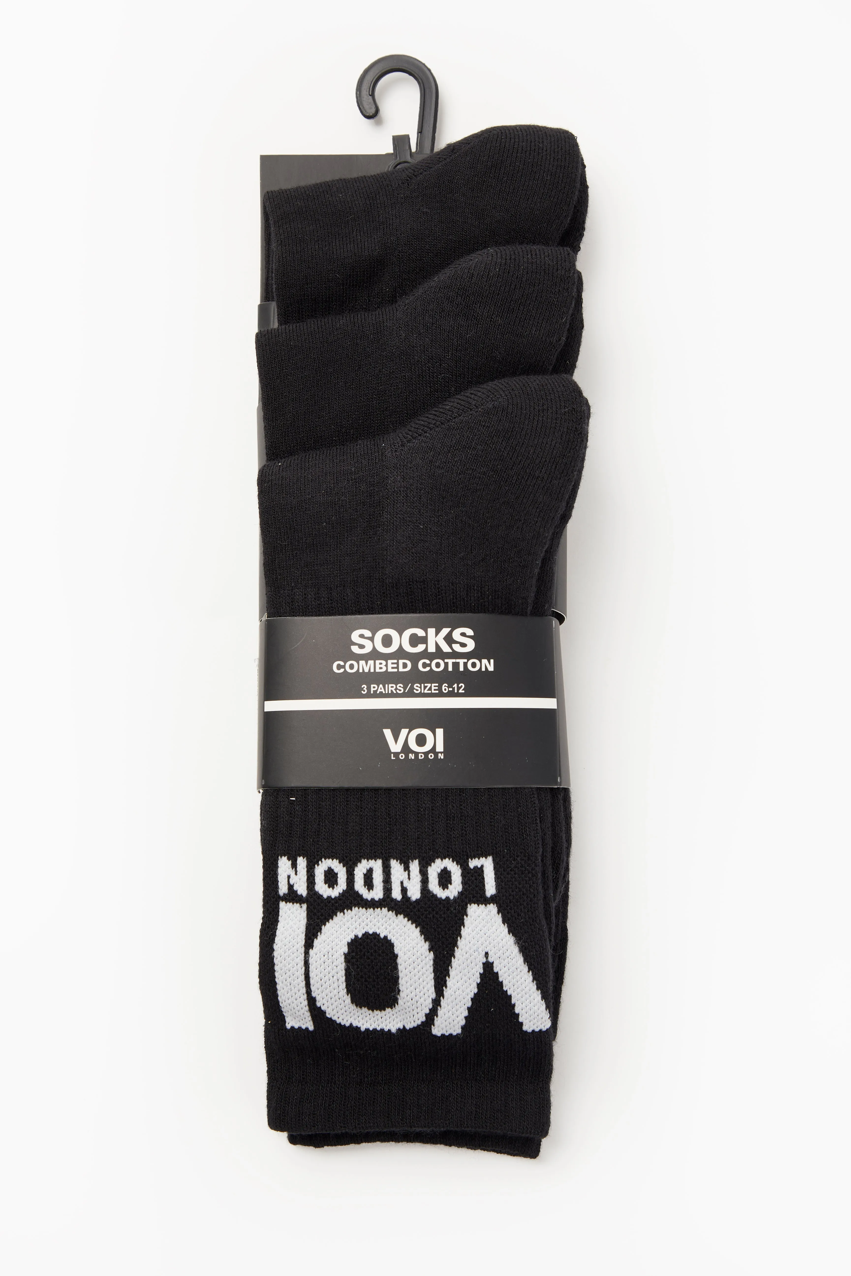 2 x Richborne 3 Pack Socks- White & Black