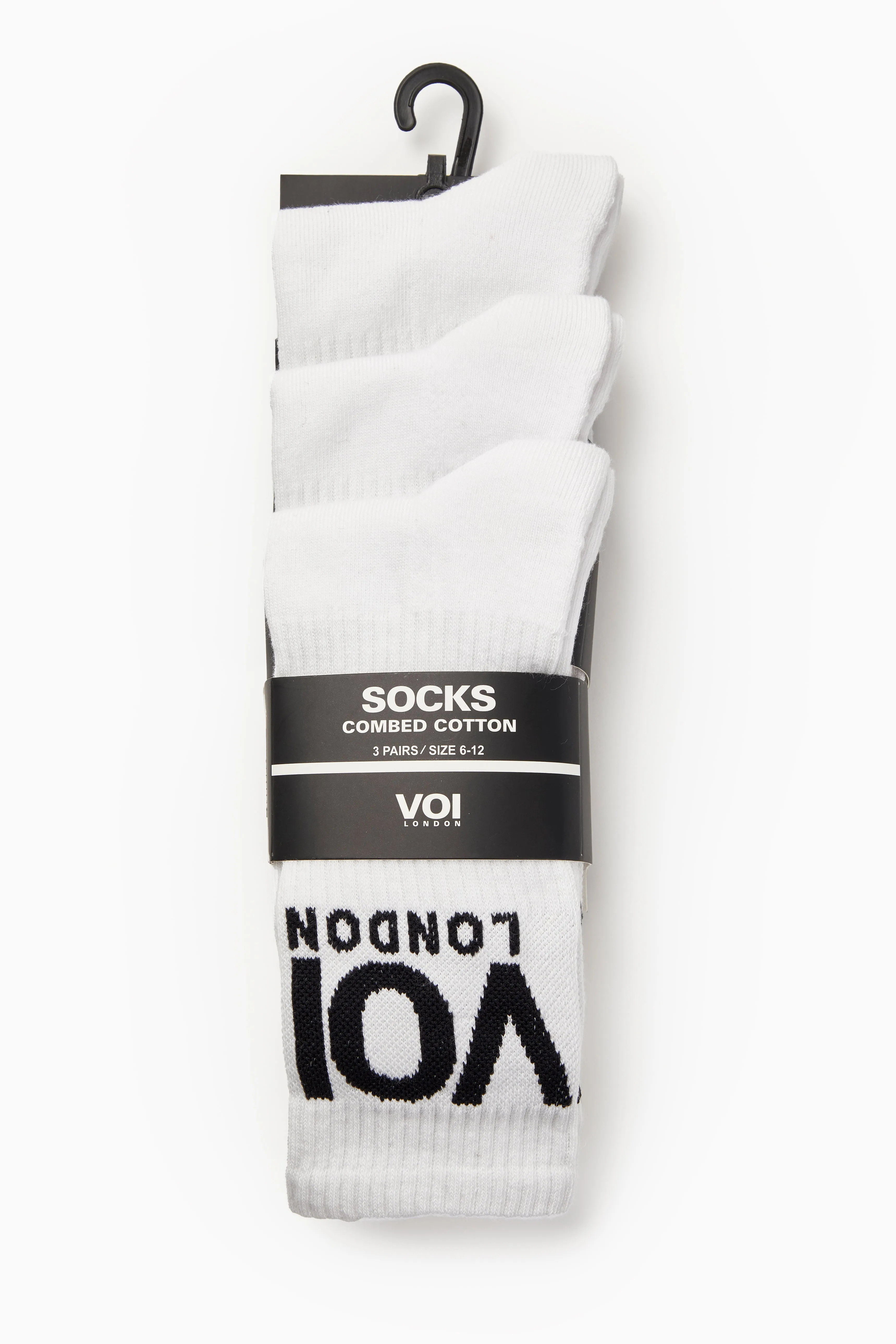 2 x Richborne 3 Pack Socks- White & Black