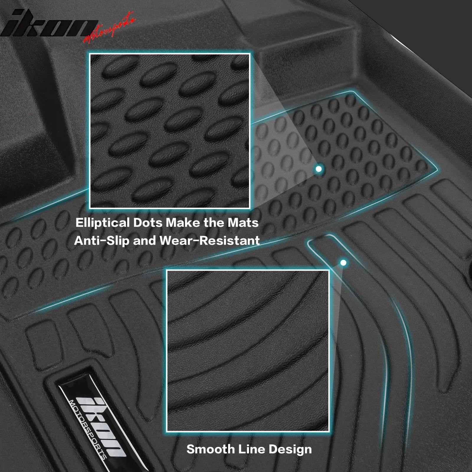 2014-2023 Chevy Trax Buick Encore 3D Floor Mats All Weather TEP Carpet