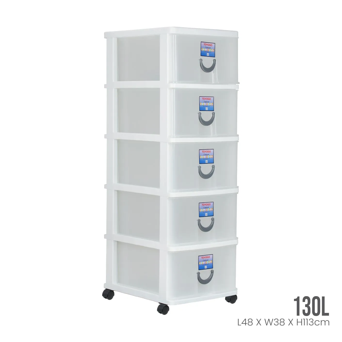 5 TIER STOCKER W/WHEELS (803-5)
