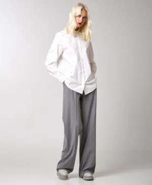 ACCESS FASHION - Camicia con strass quadrati