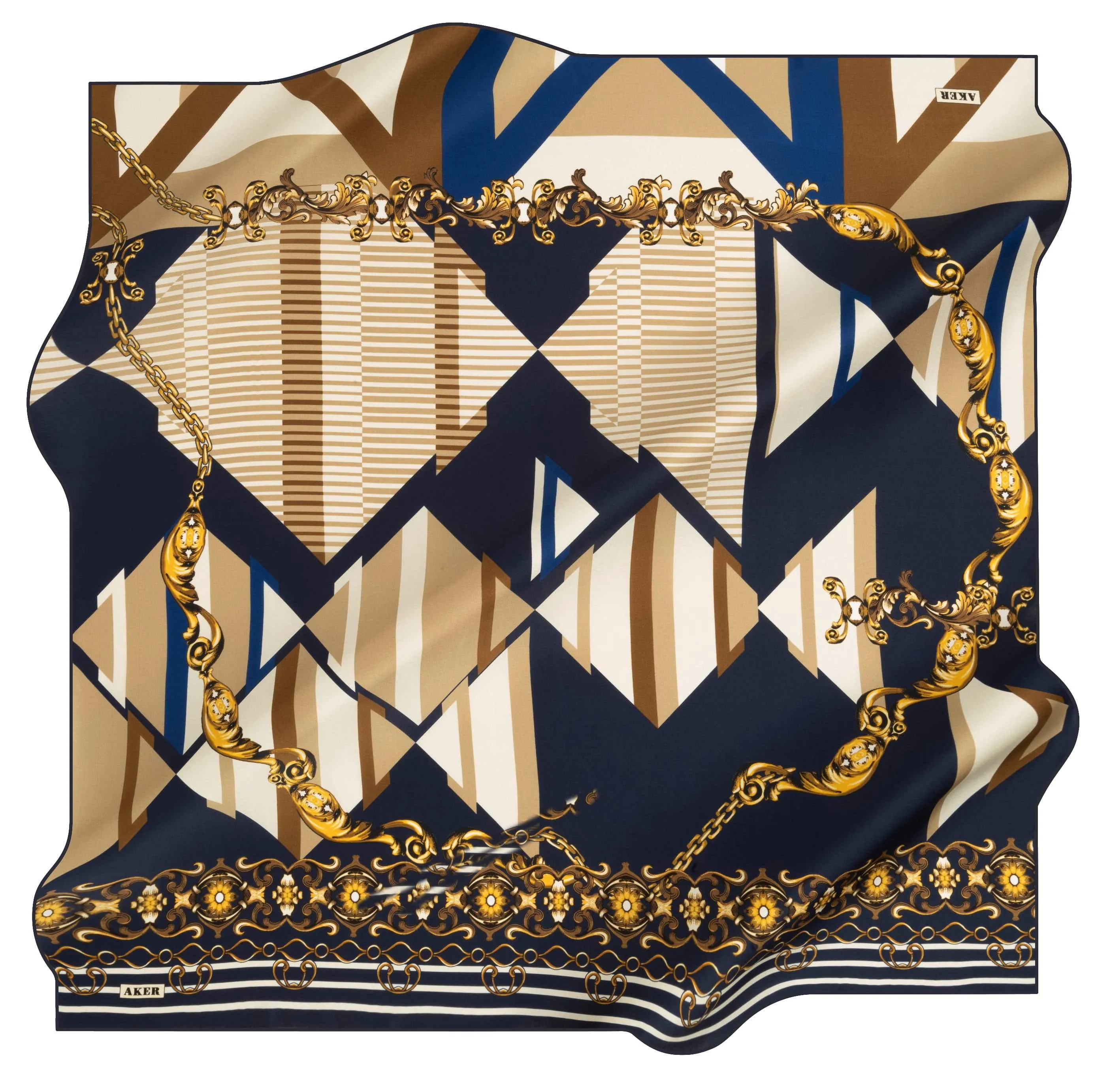 Aker Vienna Women Silk Scarf from Turkey No. 21