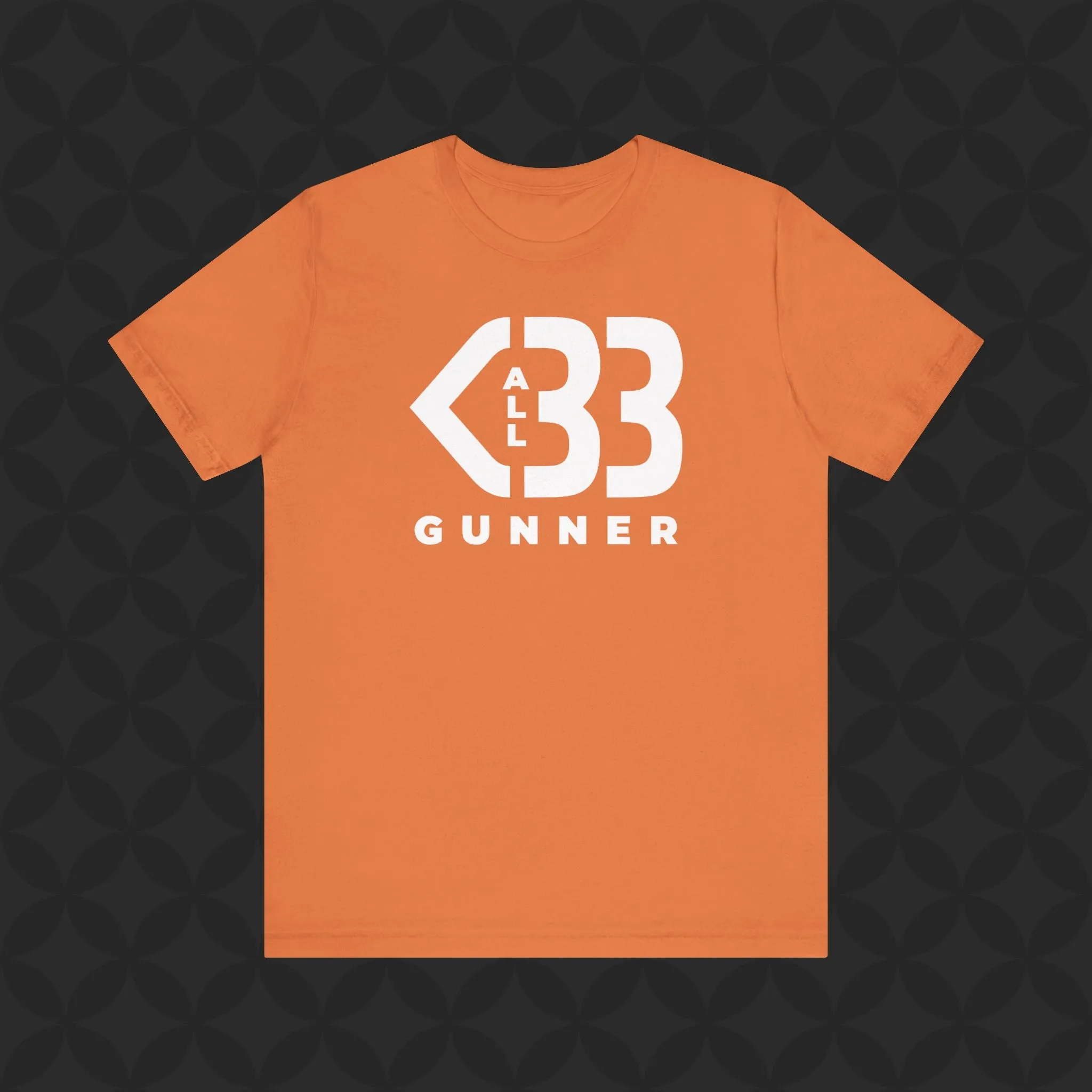 All Heart Gunner Burnt Orange Tee - White Logo