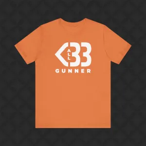 All Heart Gunner Burnt Orange Tee - White Logo