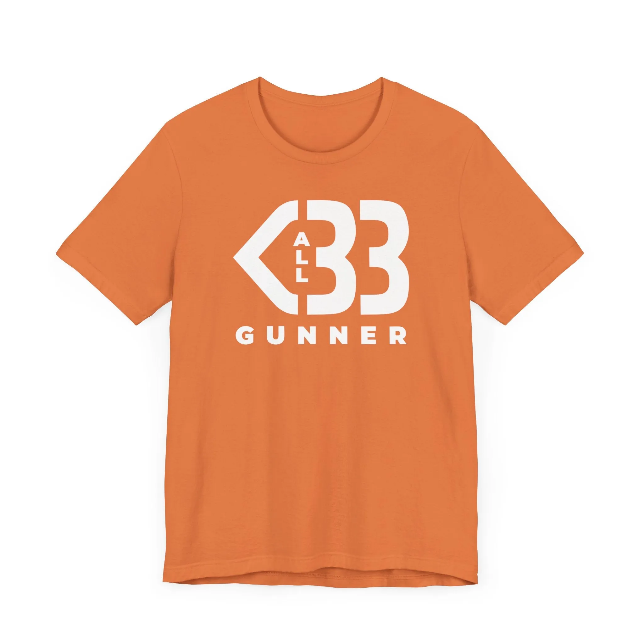 All Heart Gunner Burnt Orange Tee - White Logo