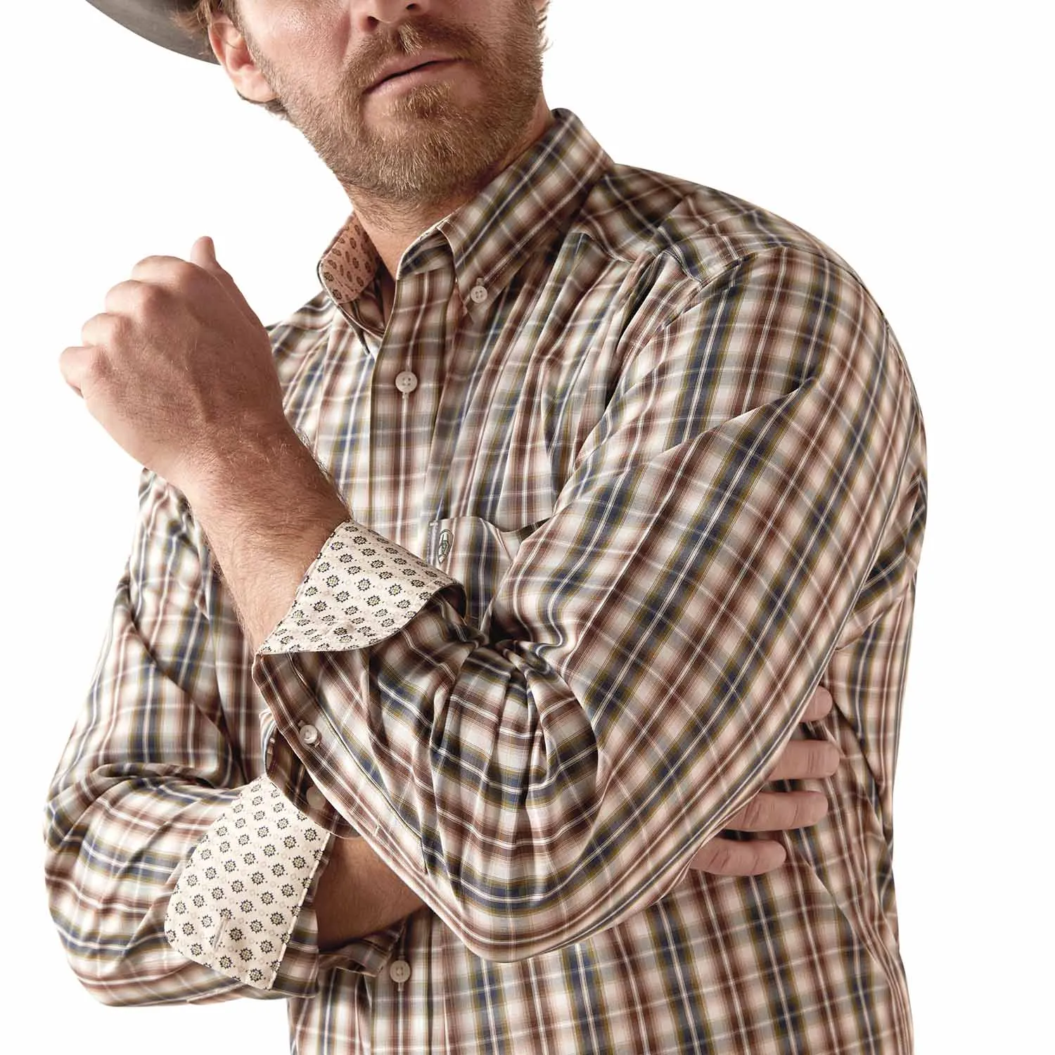 Ariat Men's Wrinkle Free Folk Longsleeve Shirt