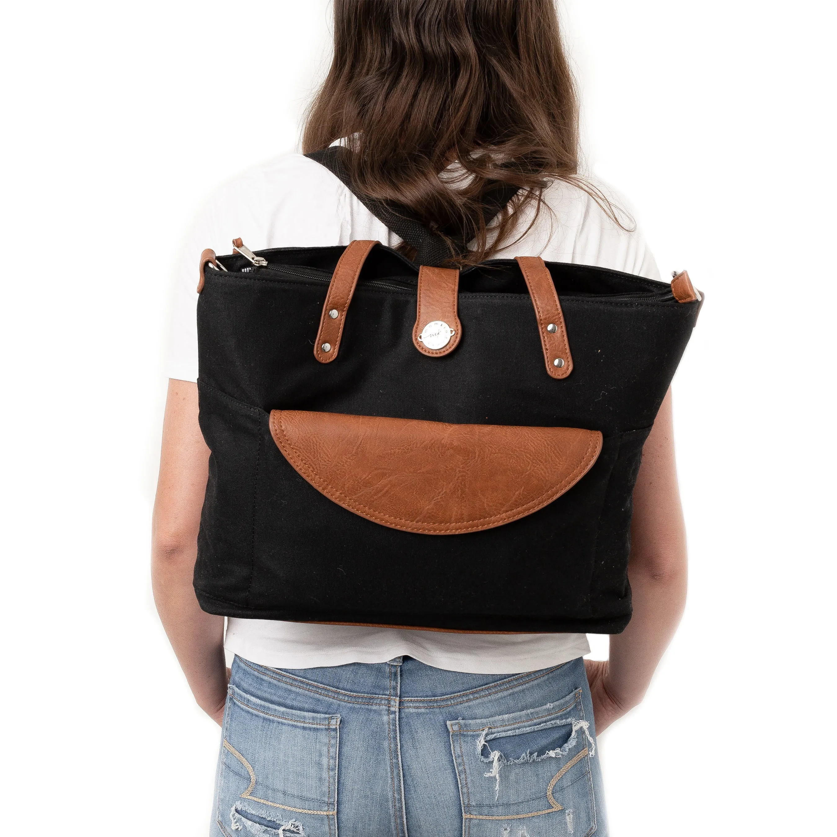 Black Everyday CarryAll Tote Bag: Versatility Meets Style