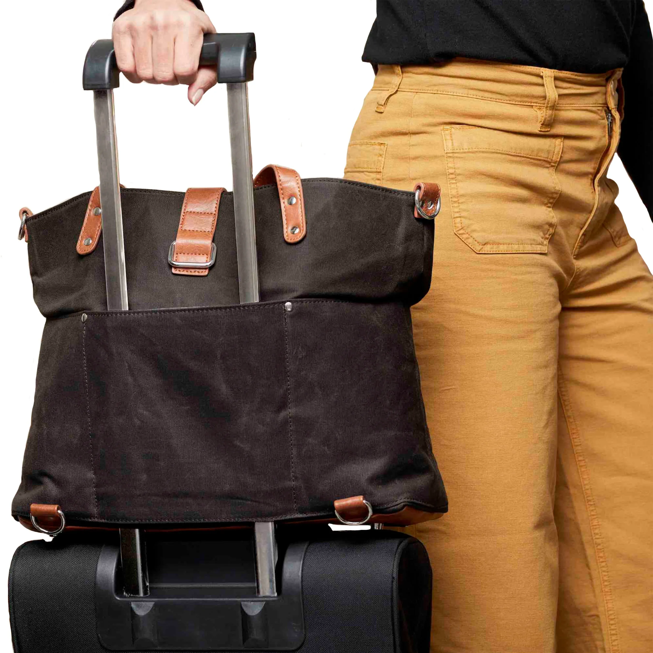 Black Everyday CarryAll Tote Bag: Versatility Meets Style