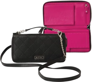 Black/Pink Convertible Wallet - RETIRED