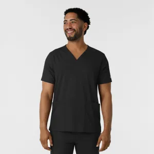 Boundless Mens Multi Pocket VNeck Scrub Top (6351)