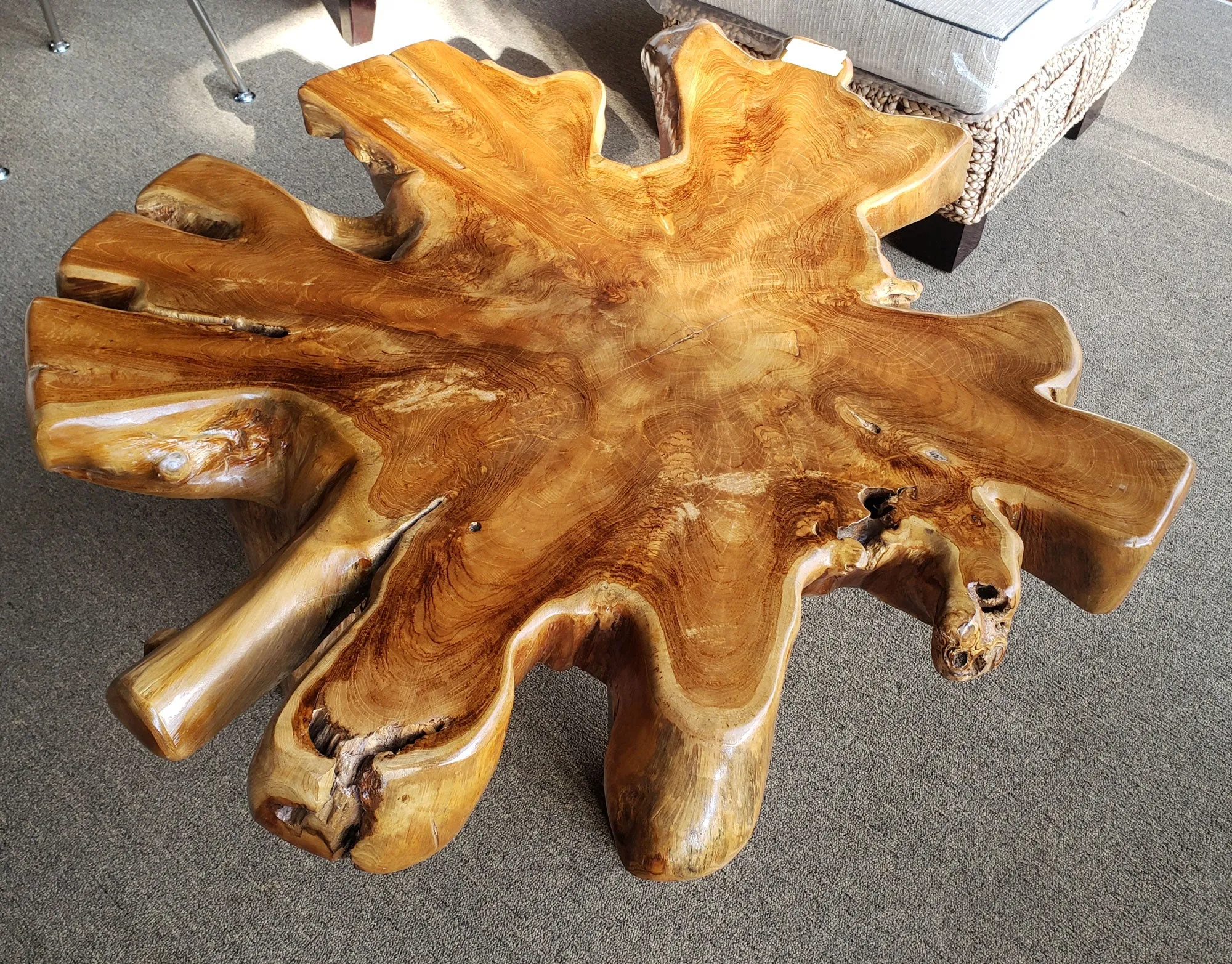 Brazil Suar Wood Unique Slab Coffee Table