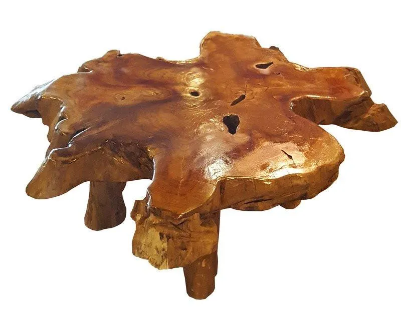 Brazil Suar Wood Unique Slab Coffee Table