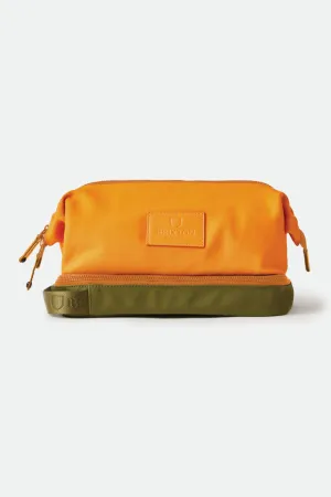 Brixton x Vessel Toiletry Bag - Orange/Olive