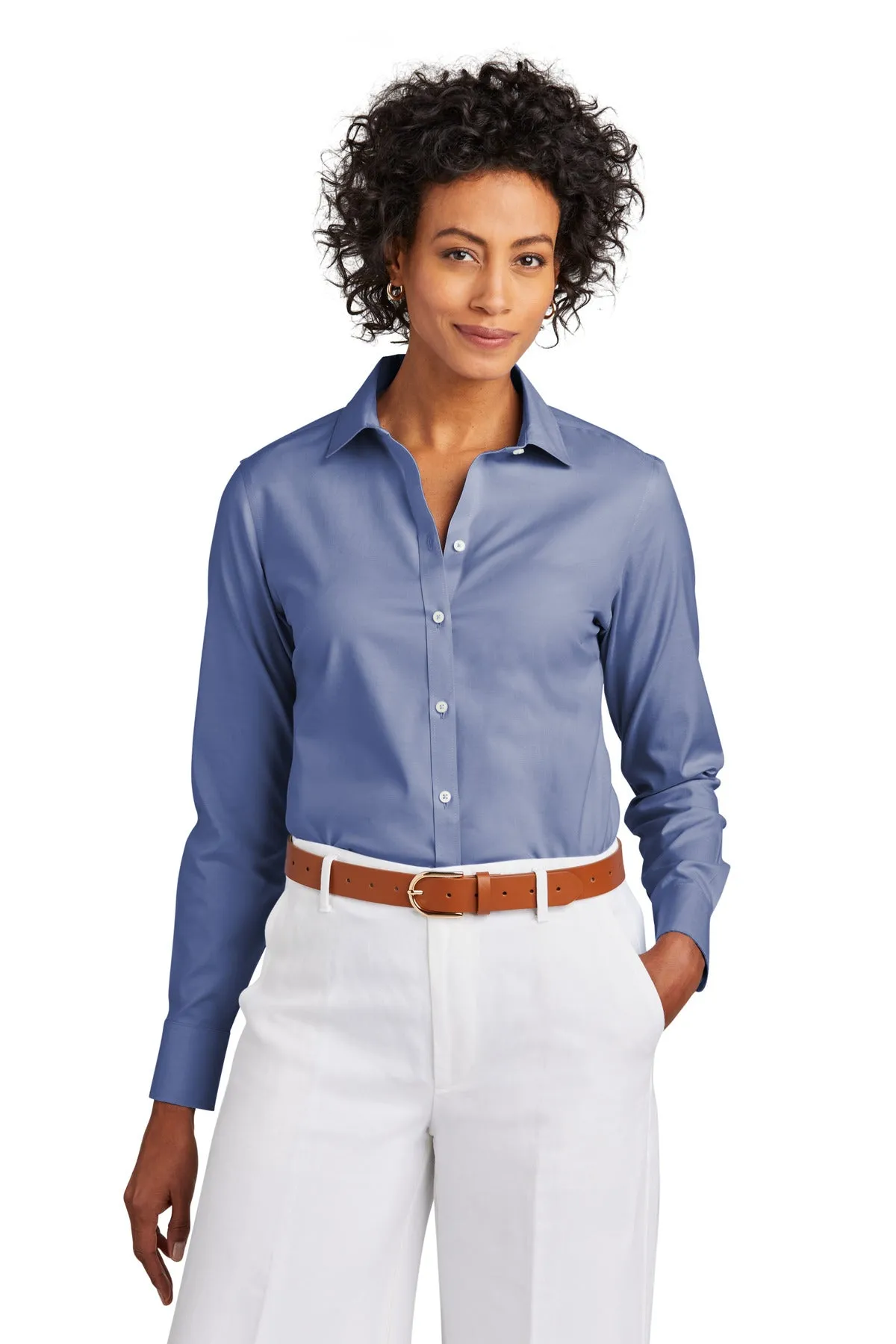 Brooks Brothers Women's Wrinkle-Free Stretch Pinpoint Shirt. BB18001