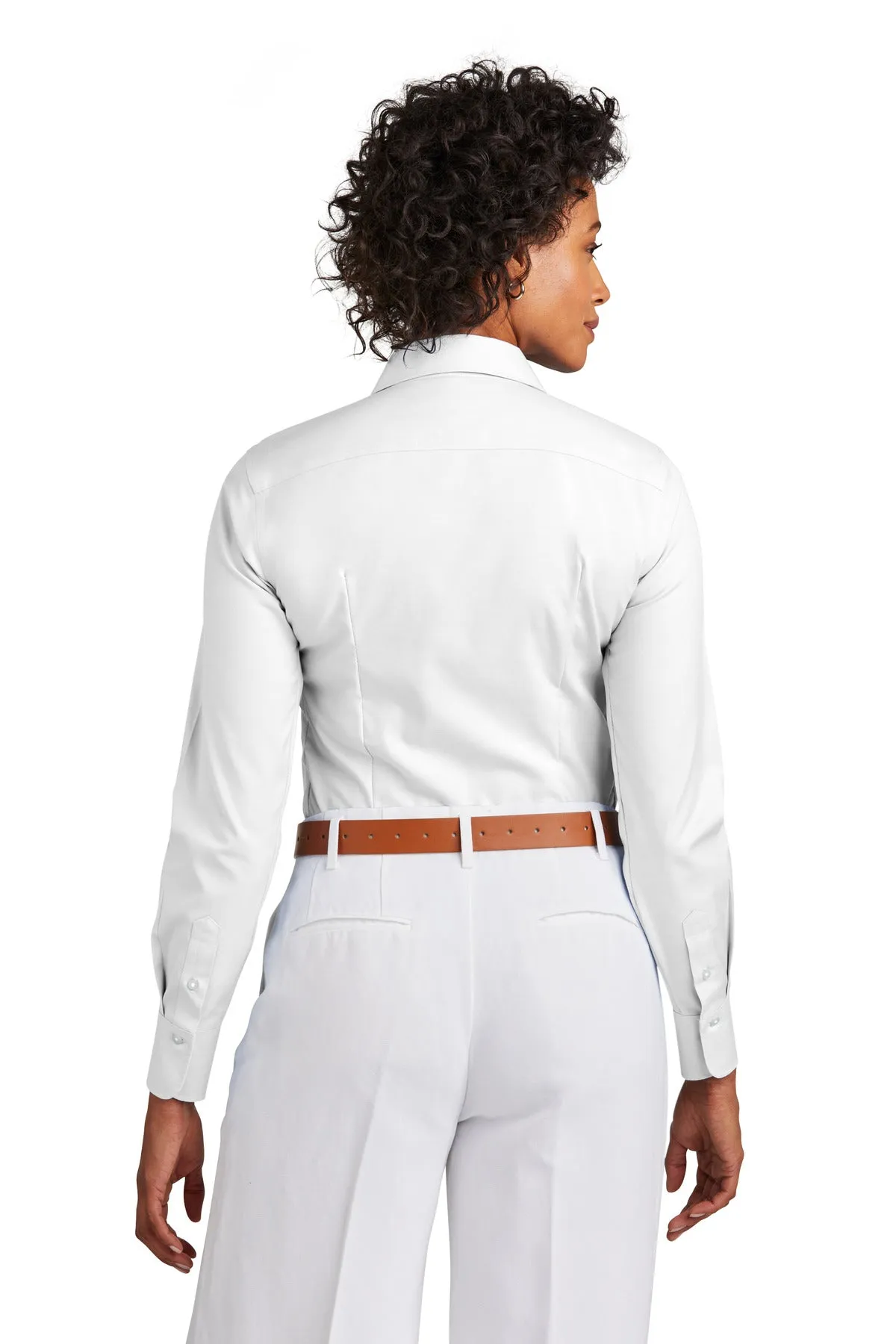 Brooks Brothers Women's Wrinkle-Free Stretch Pinpoint Shirt. BB18001