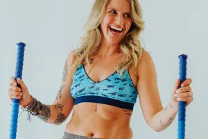 BUSH PLANE PRINT BRA
