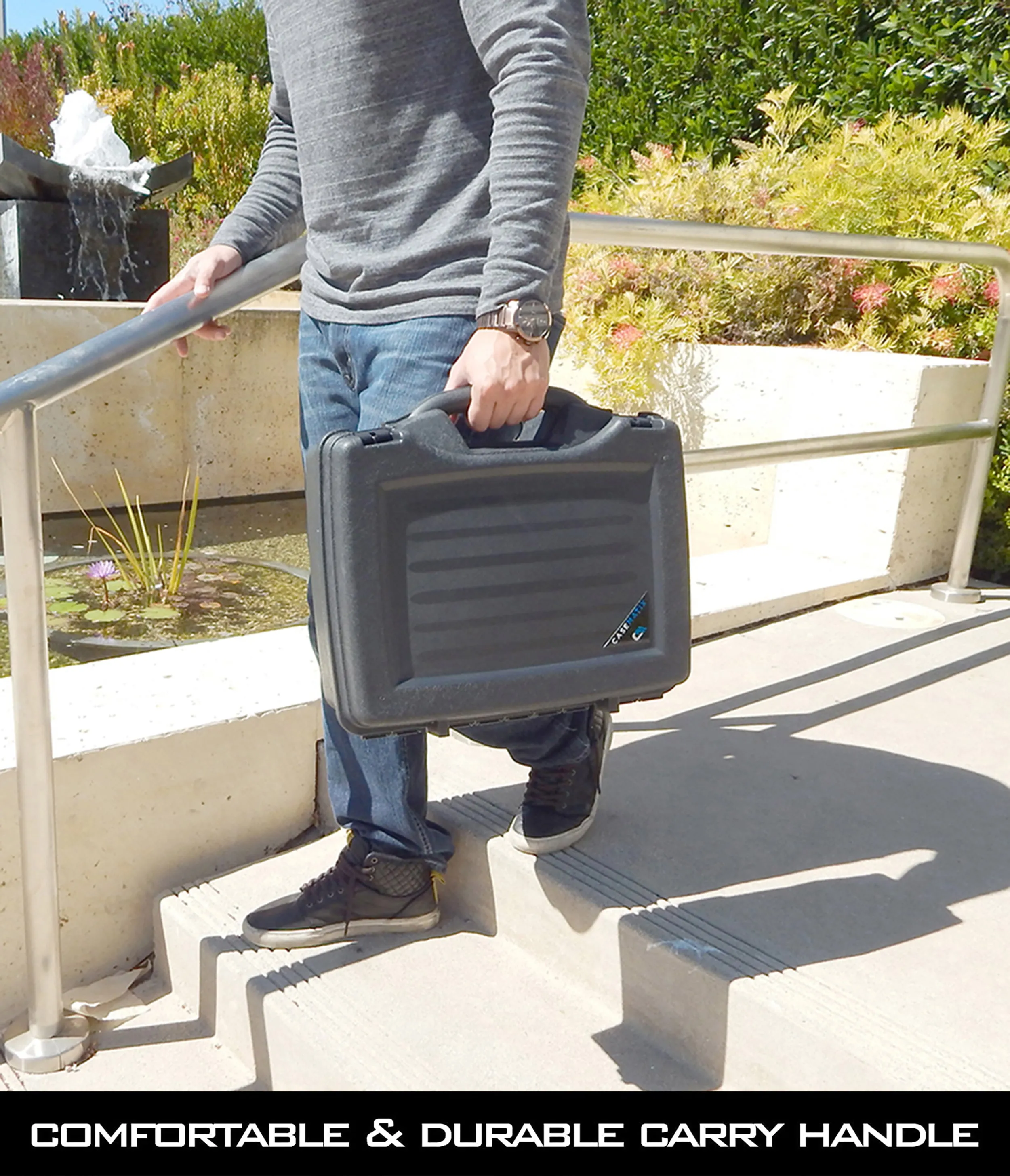 CASEMATIX Printer Travel Case Compatible with Canon PIXMA TR150 iP110 Wireless Portable Printer and Accessories