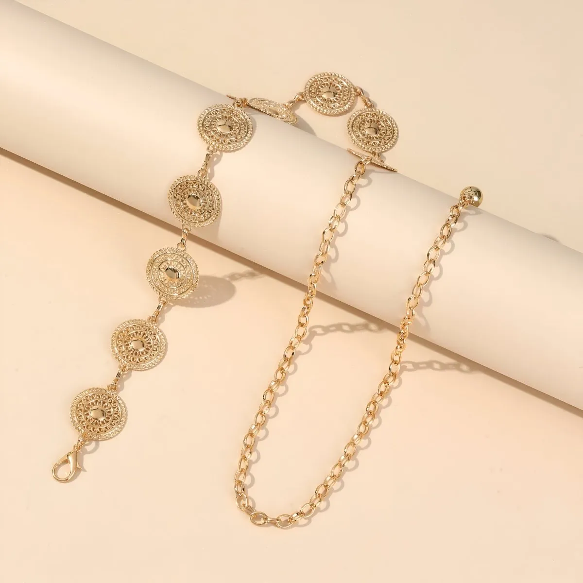 Ceinture chaîne pour femme, modèle Orya