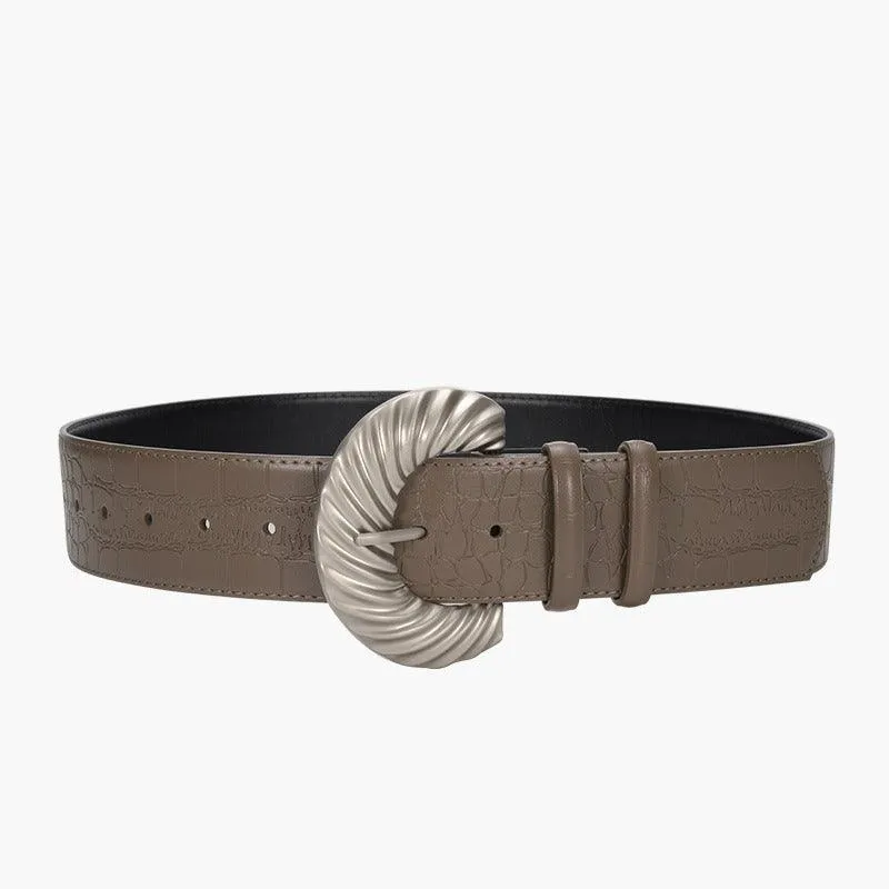 Ceinture en cuir pour femme, modèle Vida