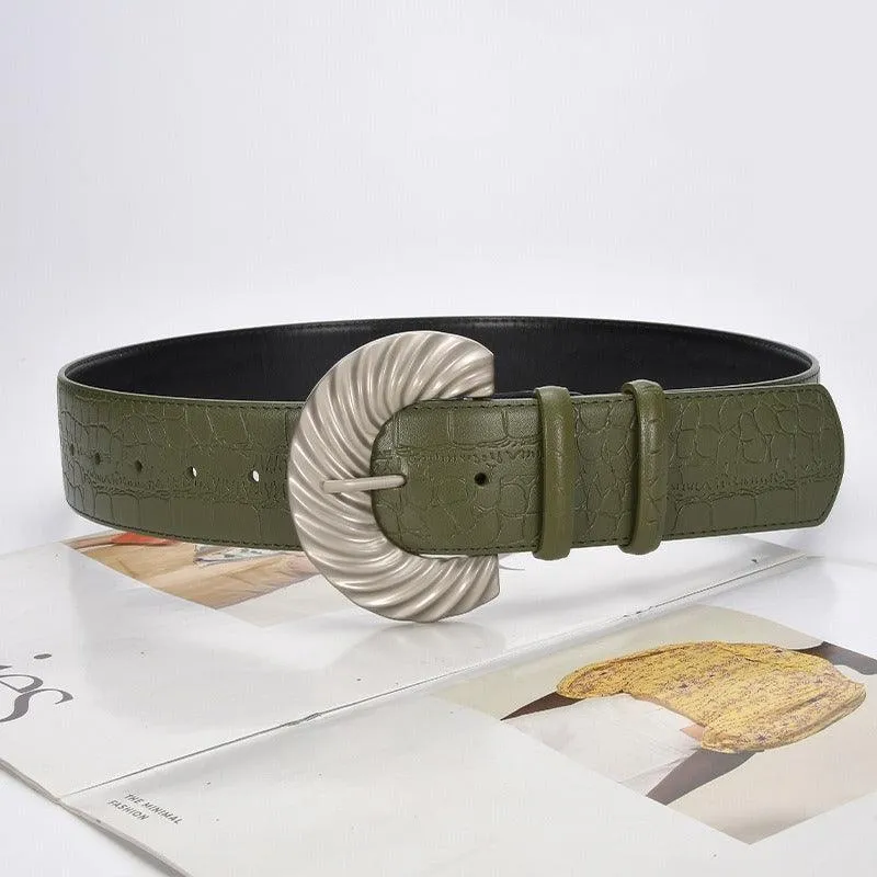 Ceinture en cuir pour femme, modèle Vida
