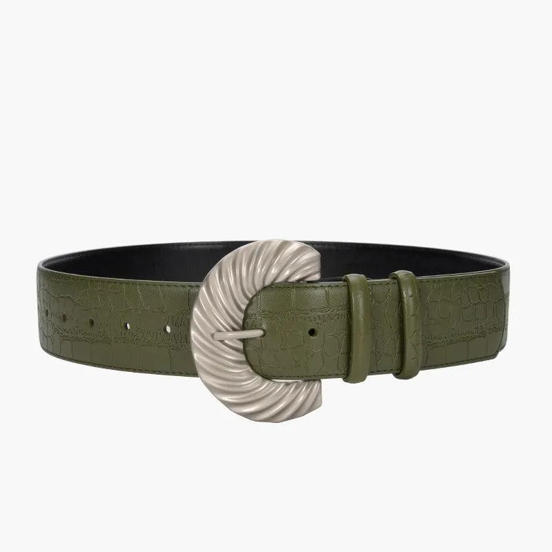 Ceinture en cuir pour femme, modèle Vida