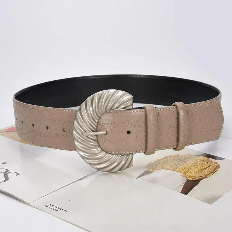 Ceinture en cuir pour femme, modèle Vida