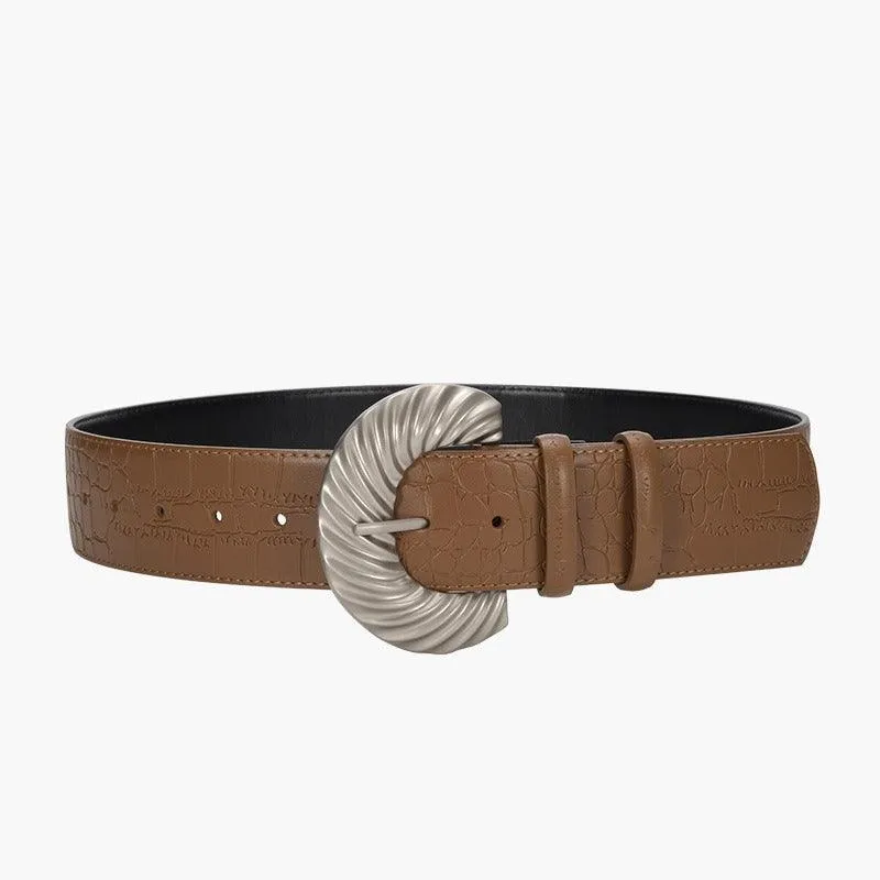 Ceinture en cuir pour femme, modèle Vida