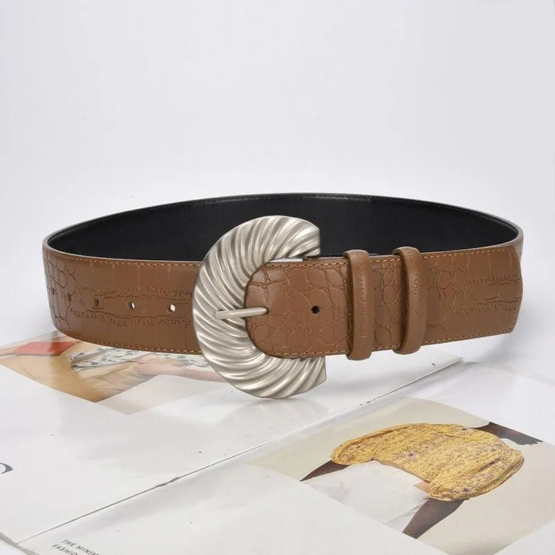 Ceinture en cuir pour femme, modèle Vida