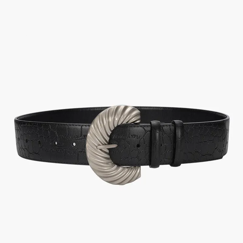 Ceinture en cuir pour femme, modèle Vida