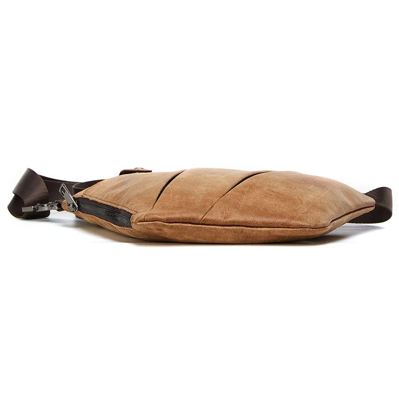 CityStride Geometric Leather Sling Bag