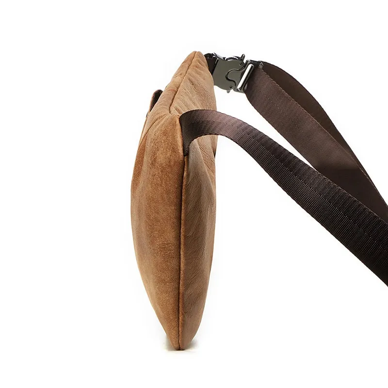 CityStride Geometric Leather Sling Bag