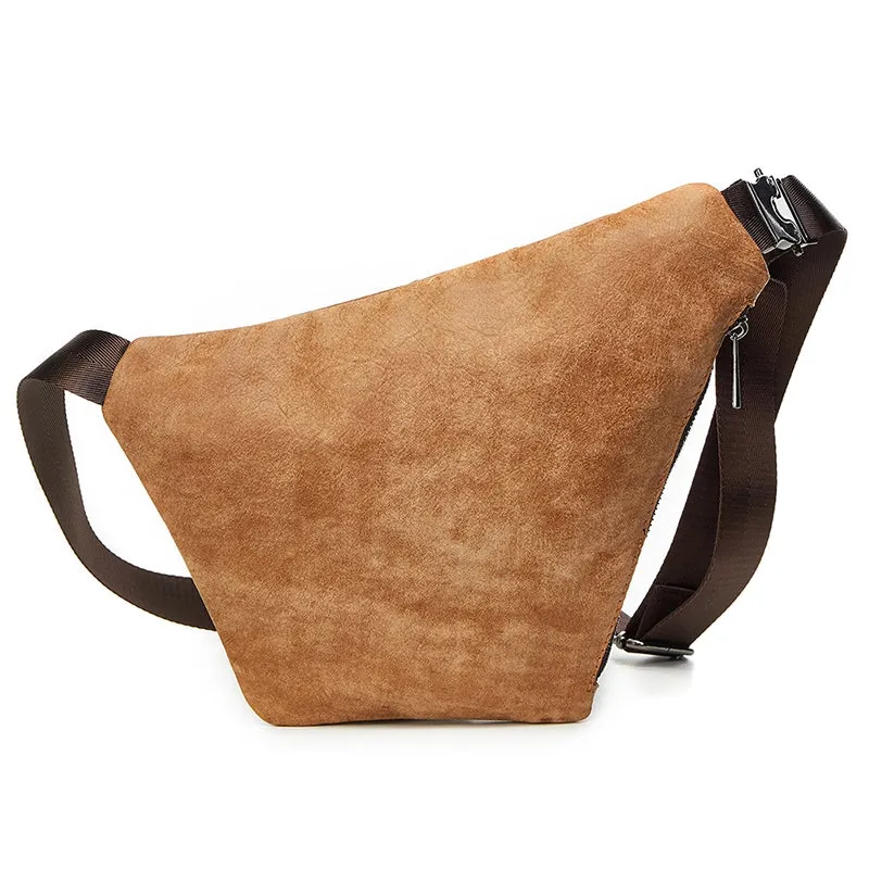 CityStride Geometric Leather Sling Bag