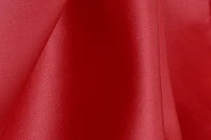 Crisp Brilliant French Raspberry Satin-Faced Silk Organza