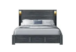 Cypress Dark Grey King Bed - Luxurious Bed Design
