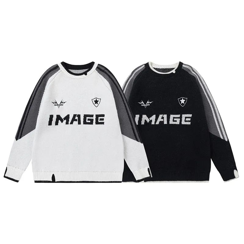 Faire Echo football style sweater