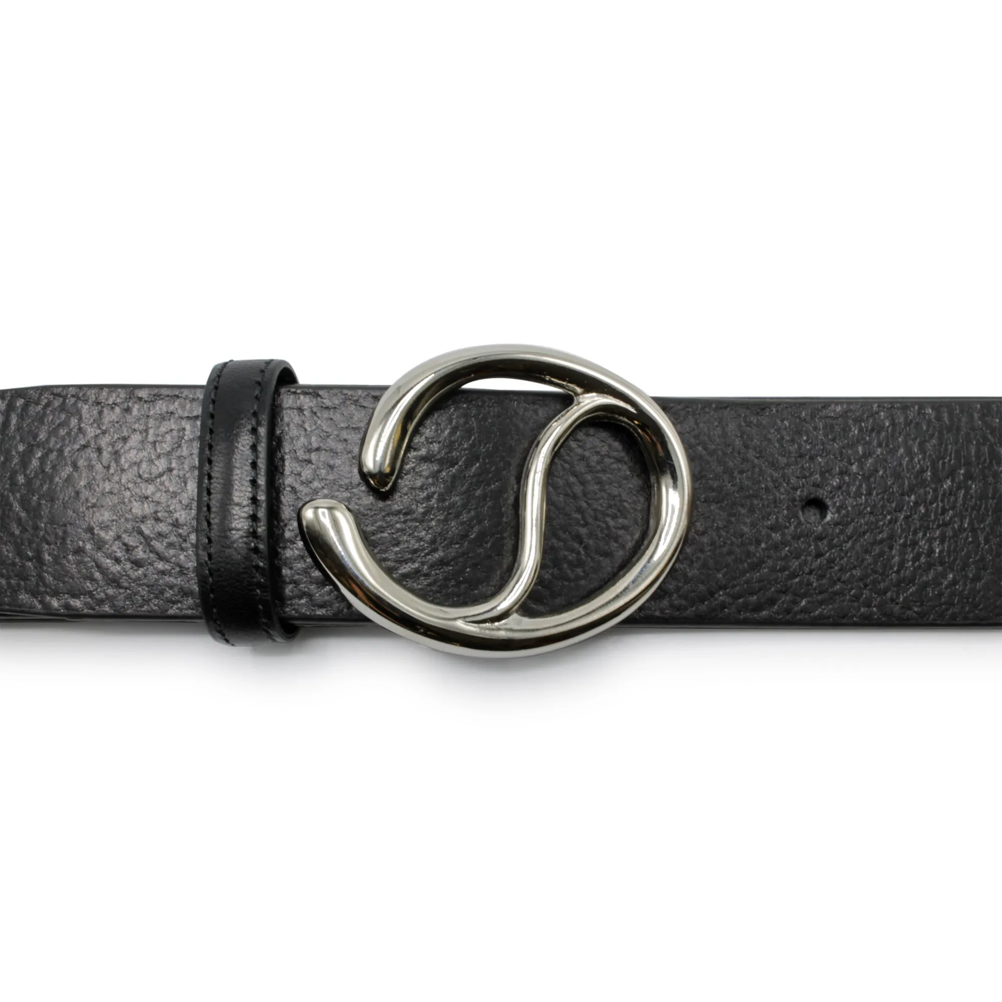 Framed Swirl Buckle 40mm