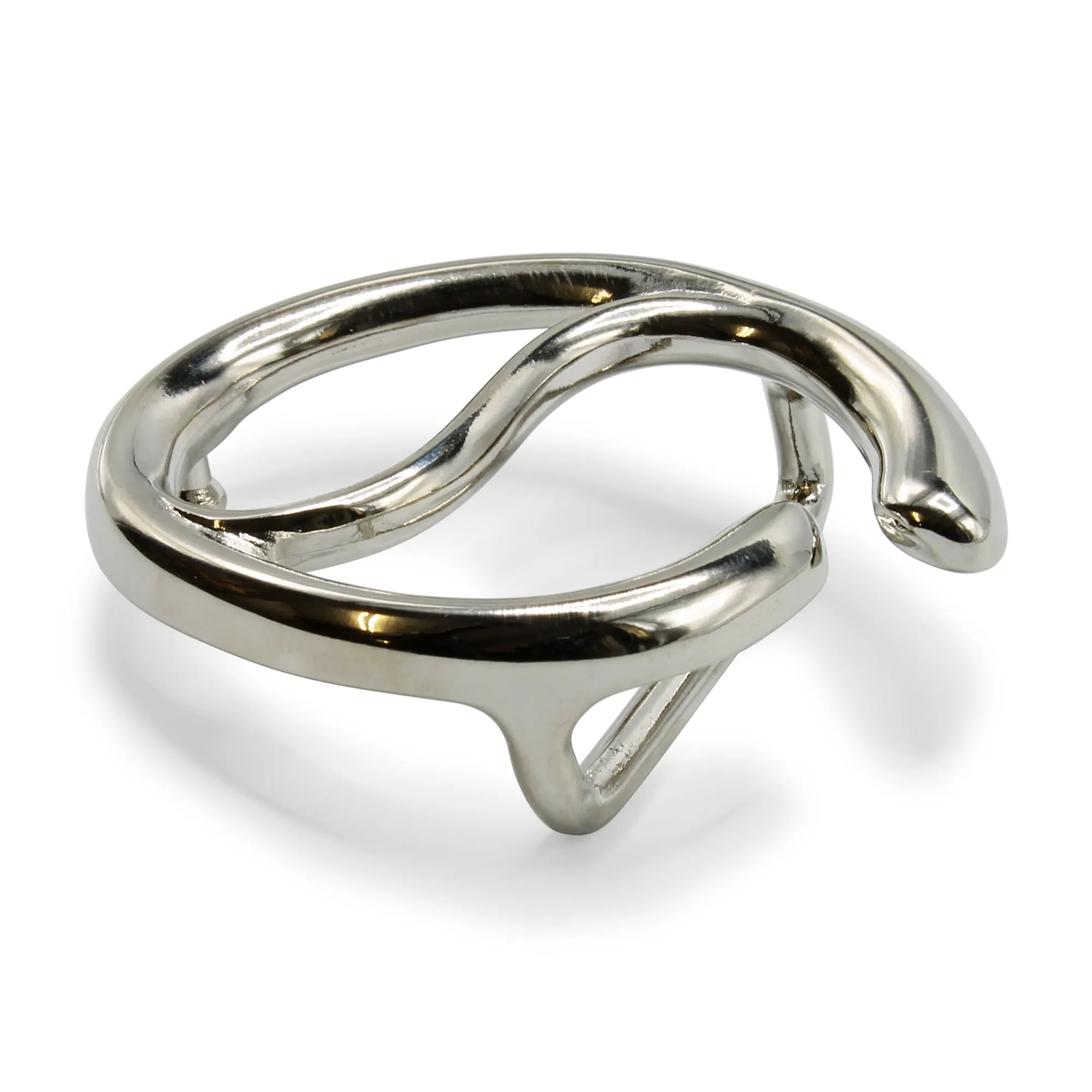 Framed Swirl Buckle 40mm