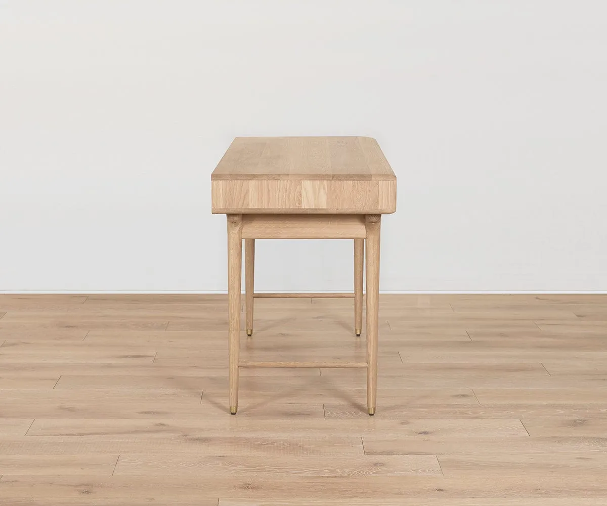 Hendrick Desk - White Oak