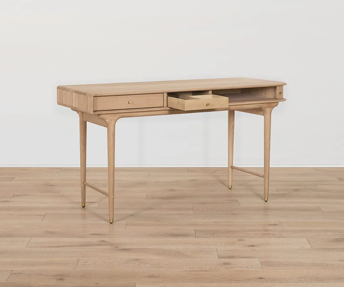 Hendrick Desk - White Oak