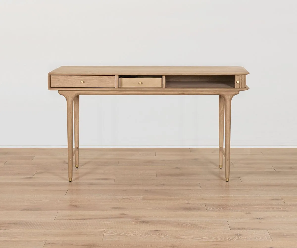 Hendrick Desk - White Oak