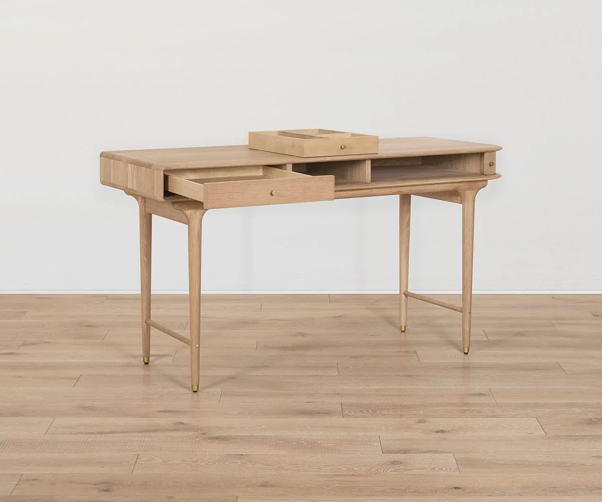 Hendrick Desk - White Oak