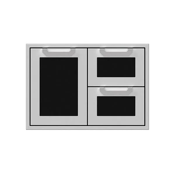 Hestan 30" Double Combo Door/Drawer, Grove/Green