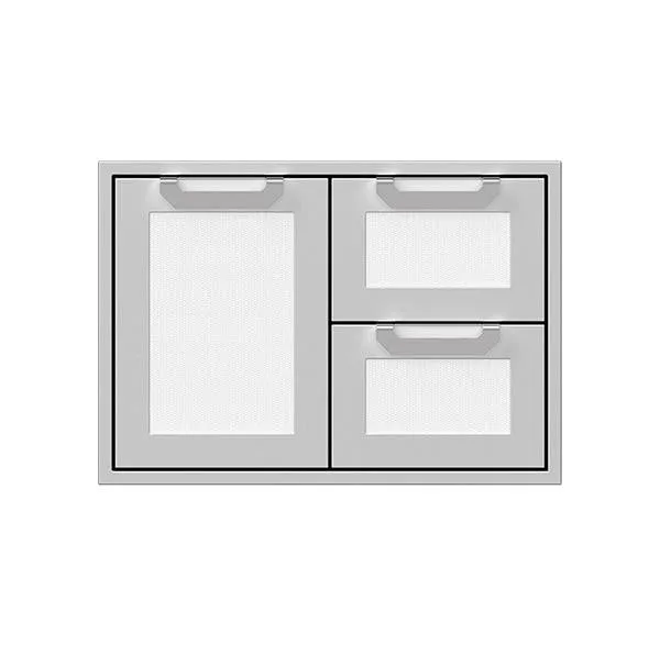 Hestan 30" Double Combo Door/Drawer, Grove/Green