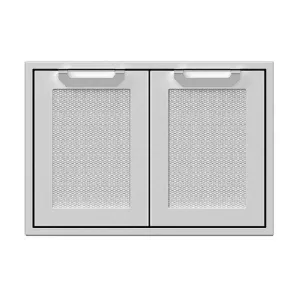 Hestan 30" Double Door Storage Cabinet, Marquise Panels