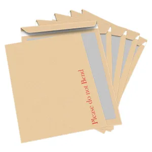 iSOUL A3 / A4 / A5 / A6 Do not Bend Envelopes Hard Board Back Manilla Envelope Brown