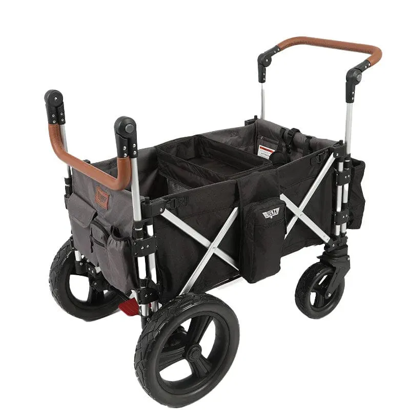 Keenz 7S 2.0 Stroller Wagon, 2 Passenger - Black